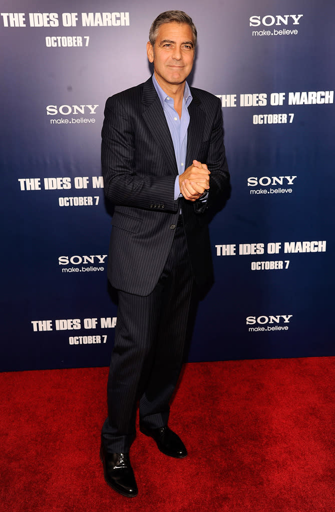 The ides of March 2011 NY Premiere George Clooney