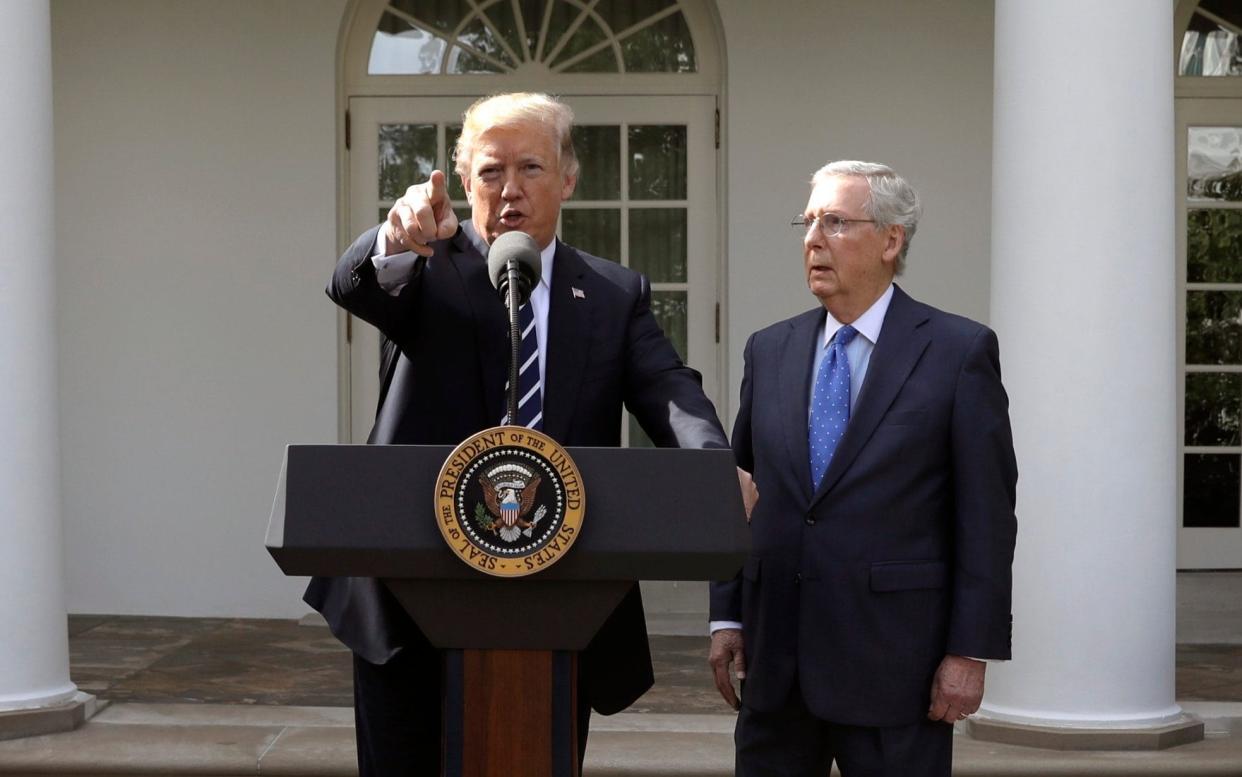 Senate Majority Leader Mitch McConnell would reportedly be 'pleased' if Donald Trump were impeached 