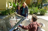 Chris Pine, Elizabeth Banks and Michael D'Addario in DreamWorks Pictures' "People Like Us" - 2012