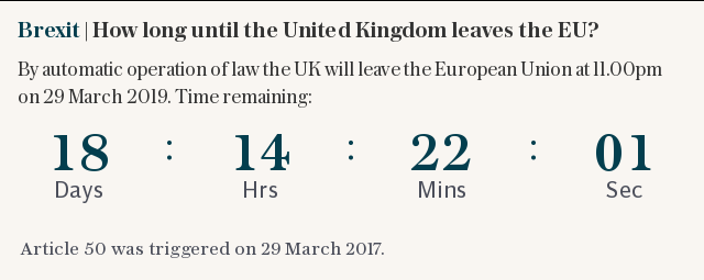 Brexit | How long until the United Kingdom leaves the EU?