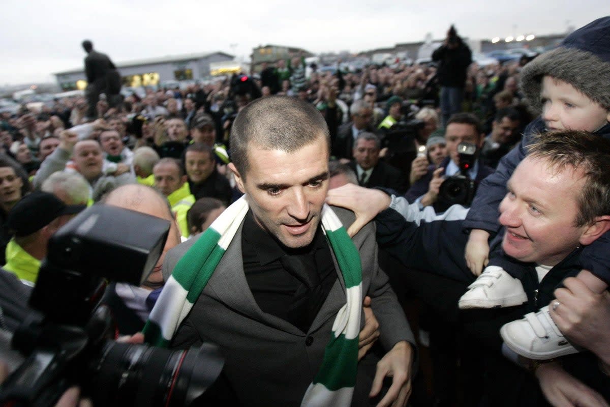 Roy Keane joined Celtic on this day in 2005 (Andrew Milligan/PA) (PA Archive)