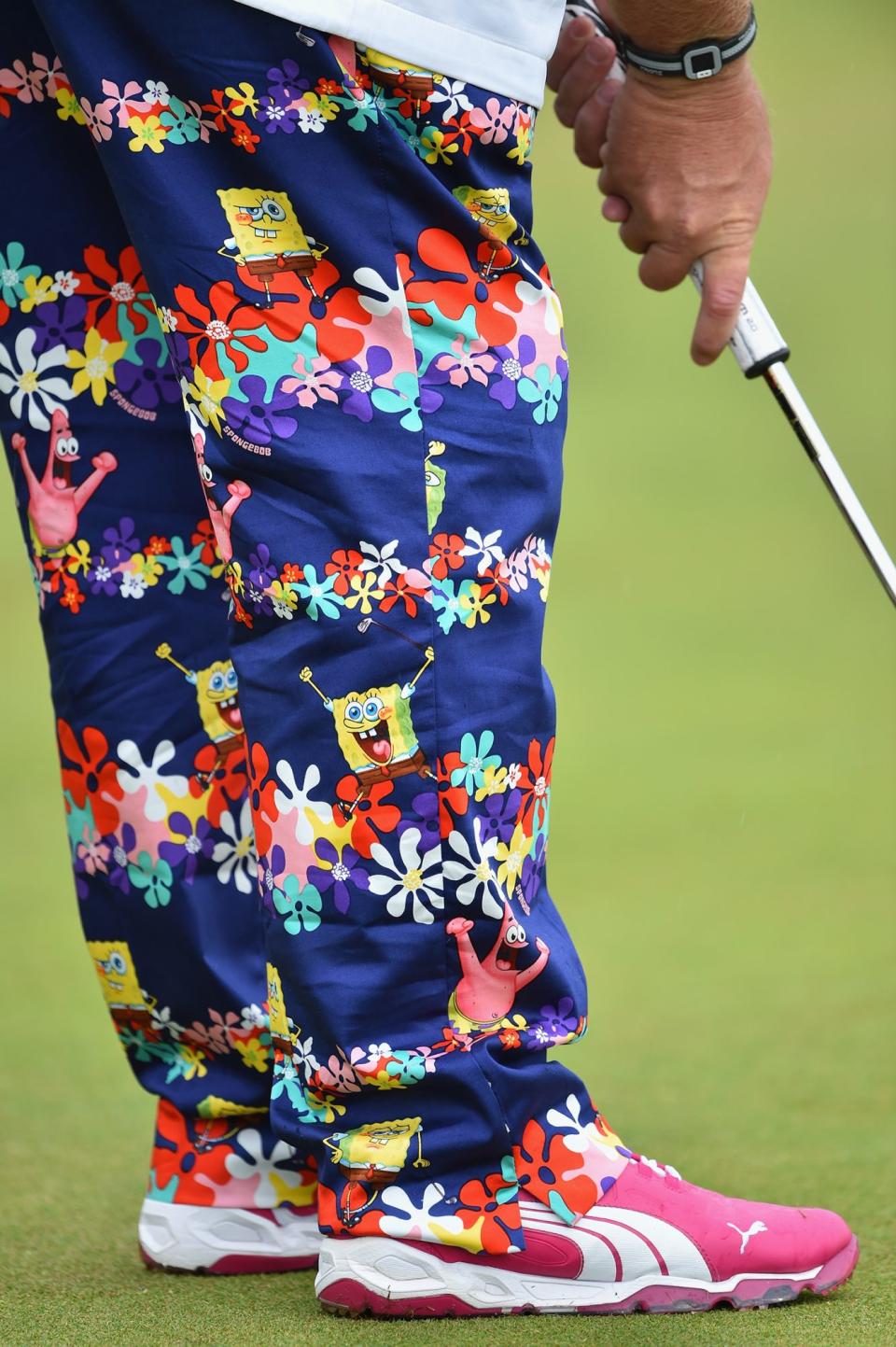 John Daly's SpongeBob pants at the 143rd Open Championship