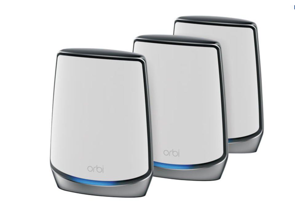 NETGEAR Orbi Tri-Band AX6000 Whole Home Mesh Wi-Fi 6 System (RBK853-100CNS) - 3 Pack - Only at Best Buy
