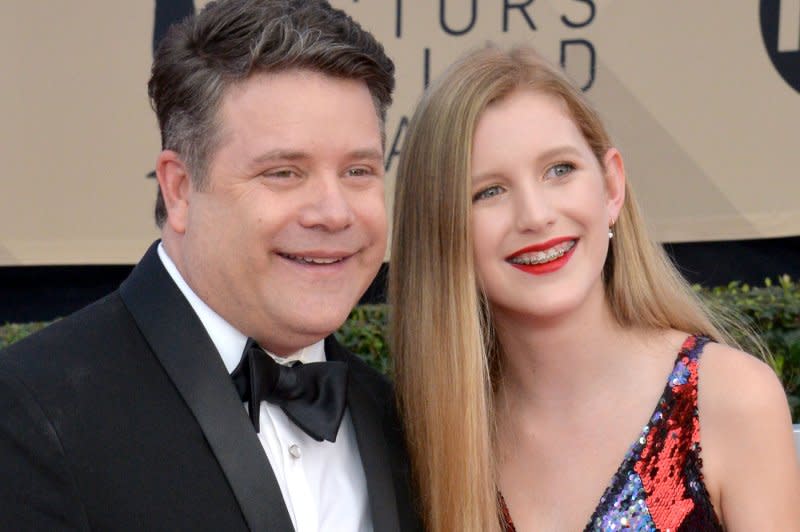 Sean Astin (L) and daughter Alexandra Astin arrive for the Screen Actors Guild Awards held at the Shrine Auditorium in Los Angeles in 2018. File Photo by Jim Ruymen/UPI