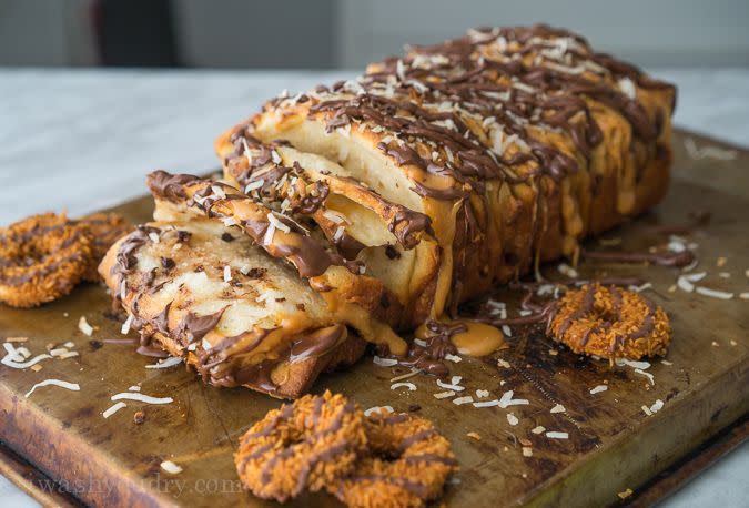 Samoa Pull-Apart Bread