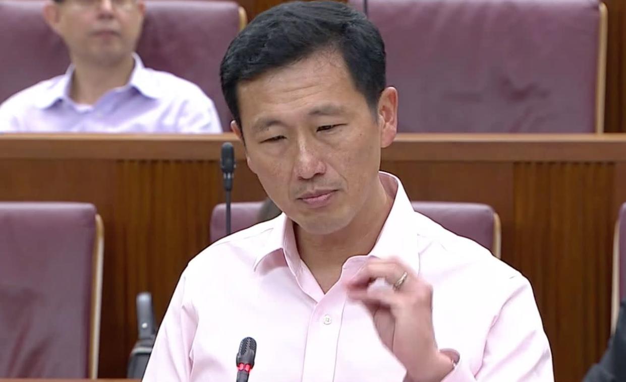 Education Minister Ong Ye Kung. (PHOTO: Parliament screencap)