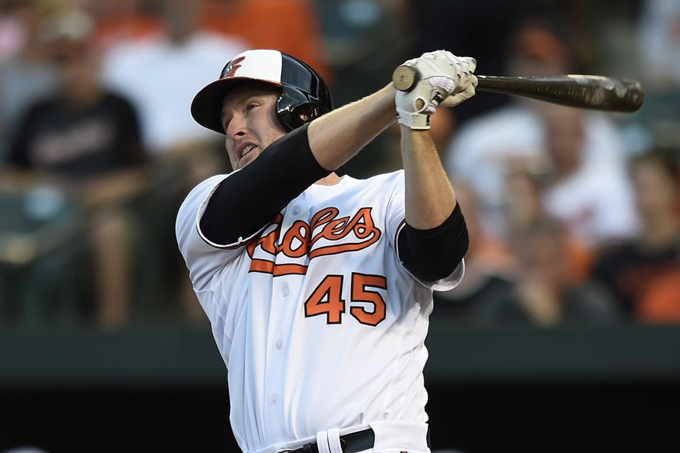 The Rockies are reportedly interested in Mark Trumbo. (AP)