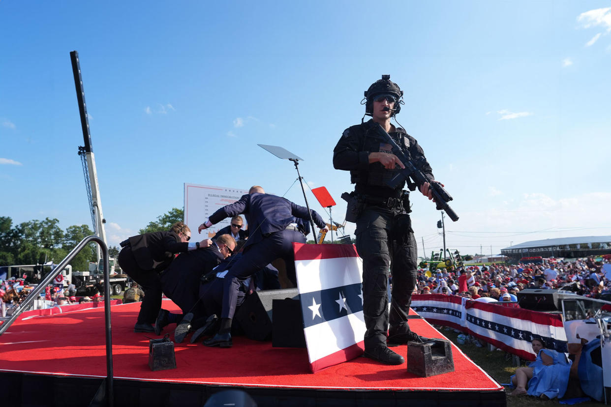 Secret Service Police Donald Trump rally assassination attempt Jabin Botsford/The Washington Post via Getty Images