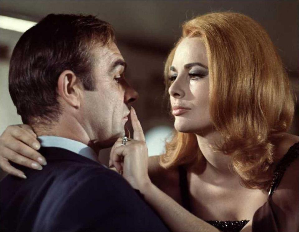 Bond girl: Dor with Sean Connery in ‘You Only Live Twice’ (Moviestore Collection/Rex/Shutterstock)