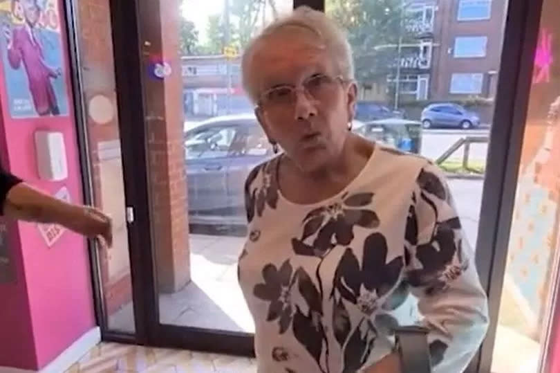 Barabra, 73, from Blackburn responds in disbelief to deliberately rude staff at Karen's Diner