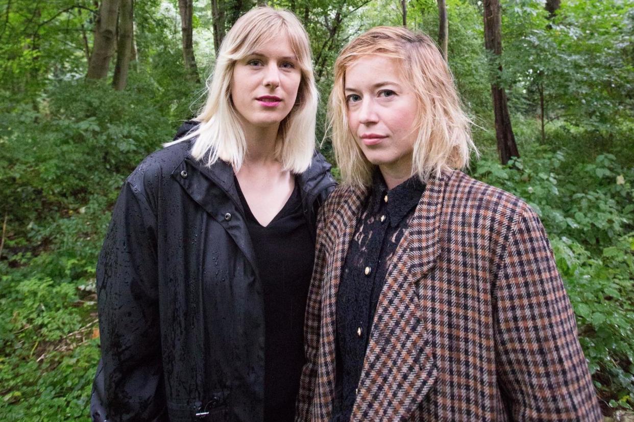 Into the woods: Lizzy Daish, left, and Kate MacTiernan in Tower Hamlets Cemetery Park: Matt Writtle