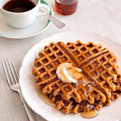 Pumpkin-Ginger Waffles