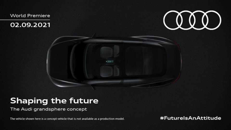 Audi預告將推出Grandsphere電動概念車。(圖片來源/ Audi)