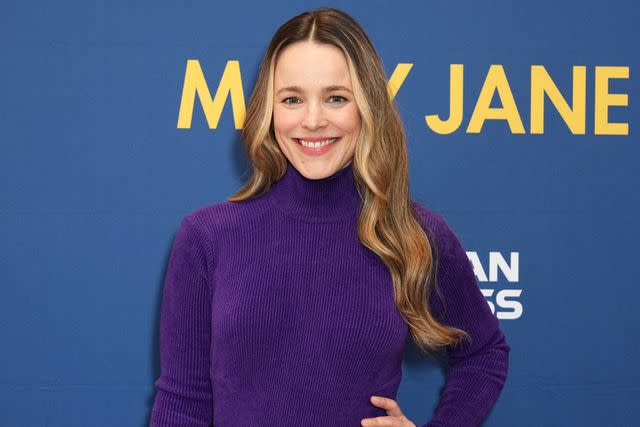 <p>John Nacion/Getty</p> Rachel McAdams attends a photo call for the new Manhattan Theatre Club Broadway play "Mary Jane" at Manhattan Theatre Club Rehearsal Studios on March 7, 2024 in New York City