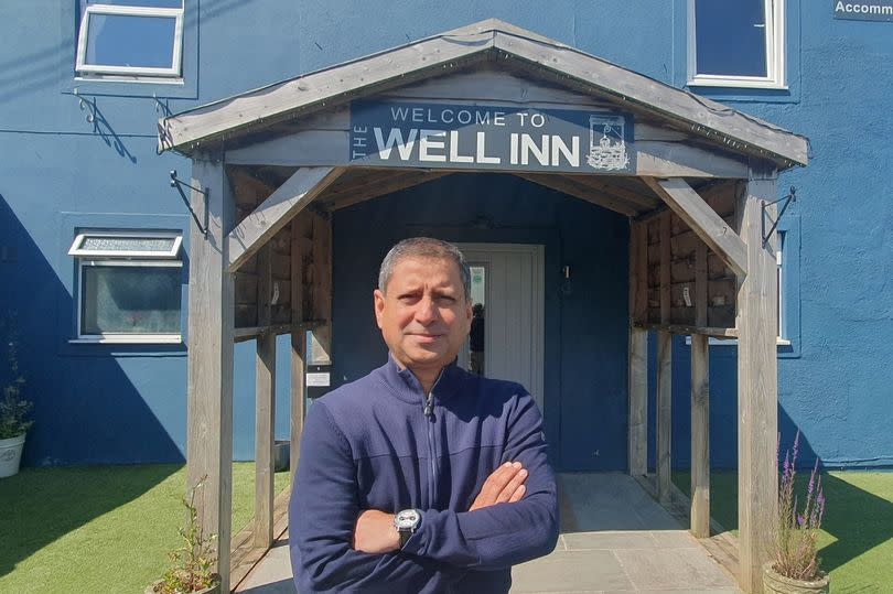 Imran Ali is the new owner of The Well Inn, Shepton Mallet