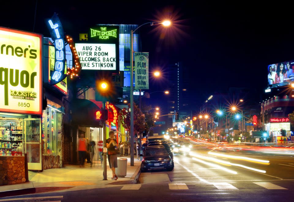 Johnny Depp's Viper Room on The Strip. Photo: Supplied