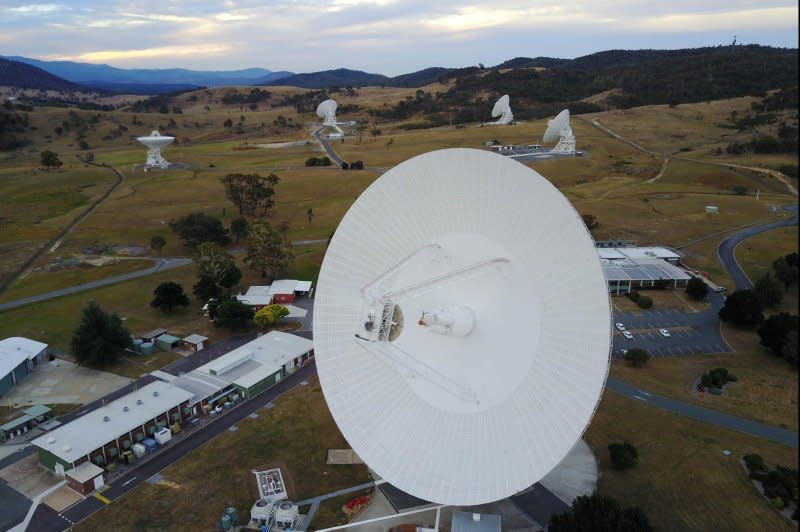 The long-distance signal was sent to the Voyager 2 probe by the NASA Deep Space Network from the Canberra Deep Space Communications Complex in Australia. Photo courtesy of Canberra Deep Space Communication Complex