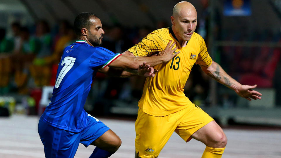 Socceroos star Aaron Mooy hasn't seen his family since joining the Chinese Super League back in August last year. (Photo by Tom Dulat/Getty Images)