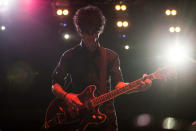 Mysterious and cool guitarist Nick Zinner of YYY. Big Night Out 2013 (Photo by Niña Sandejas)