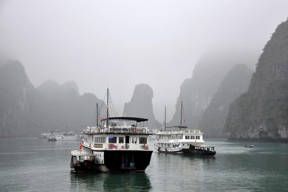 Boats in Ha Long Bay