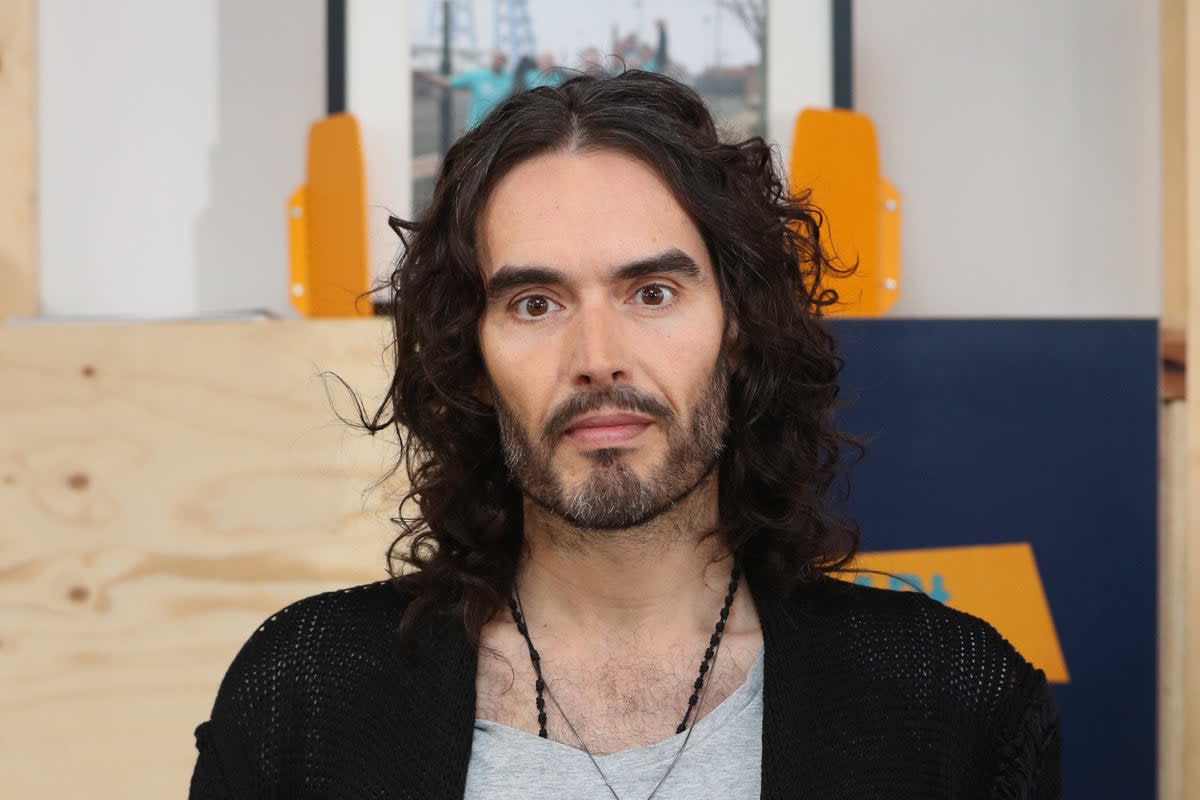 Russell Brand has vehemently denied the claims  (Jonathan Brady/PA) (PA Wire)