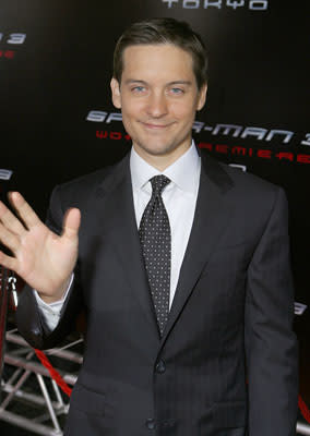 Tobey Maguire at the World Premiere in Tokyo of Columbia Pictures' Spider-Man 3