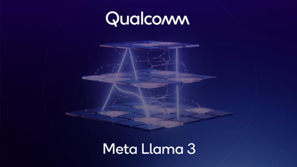 高通實現Meta Llama 3在搭載Snapdragon的裝置上運行。圖／高通提供