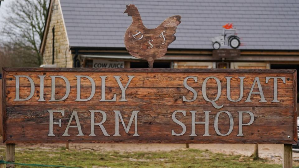Diddly Squat Farm Shop in Chipping Norton, opened by Jeremy Clarkson in 2020. Clarkson currently has an appeal against West Oxfordshire District Council's refusal to grant permission for an extension to his car park. Picture date: Friday March 17, 2023. (Photo by Jacob King/PA Images via Getty Images)