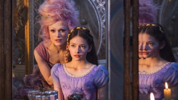 a scene from the nutcracker and the four realms, a good housekeeping pick for best christmas movies for kids