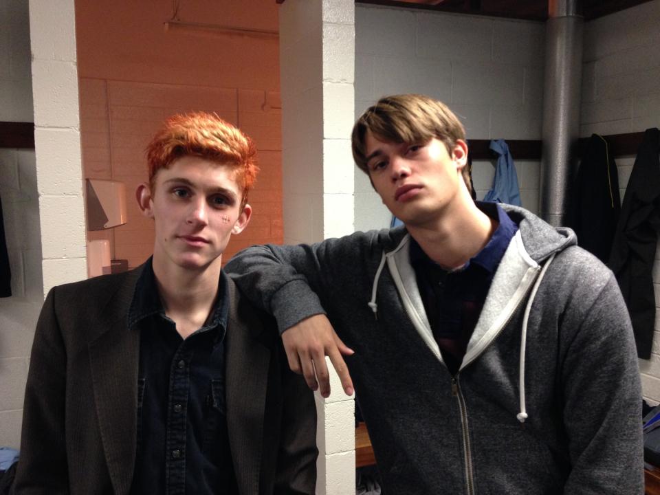 Fionn O'Shea and Nicholas Galitzine in "Handsome Devil"