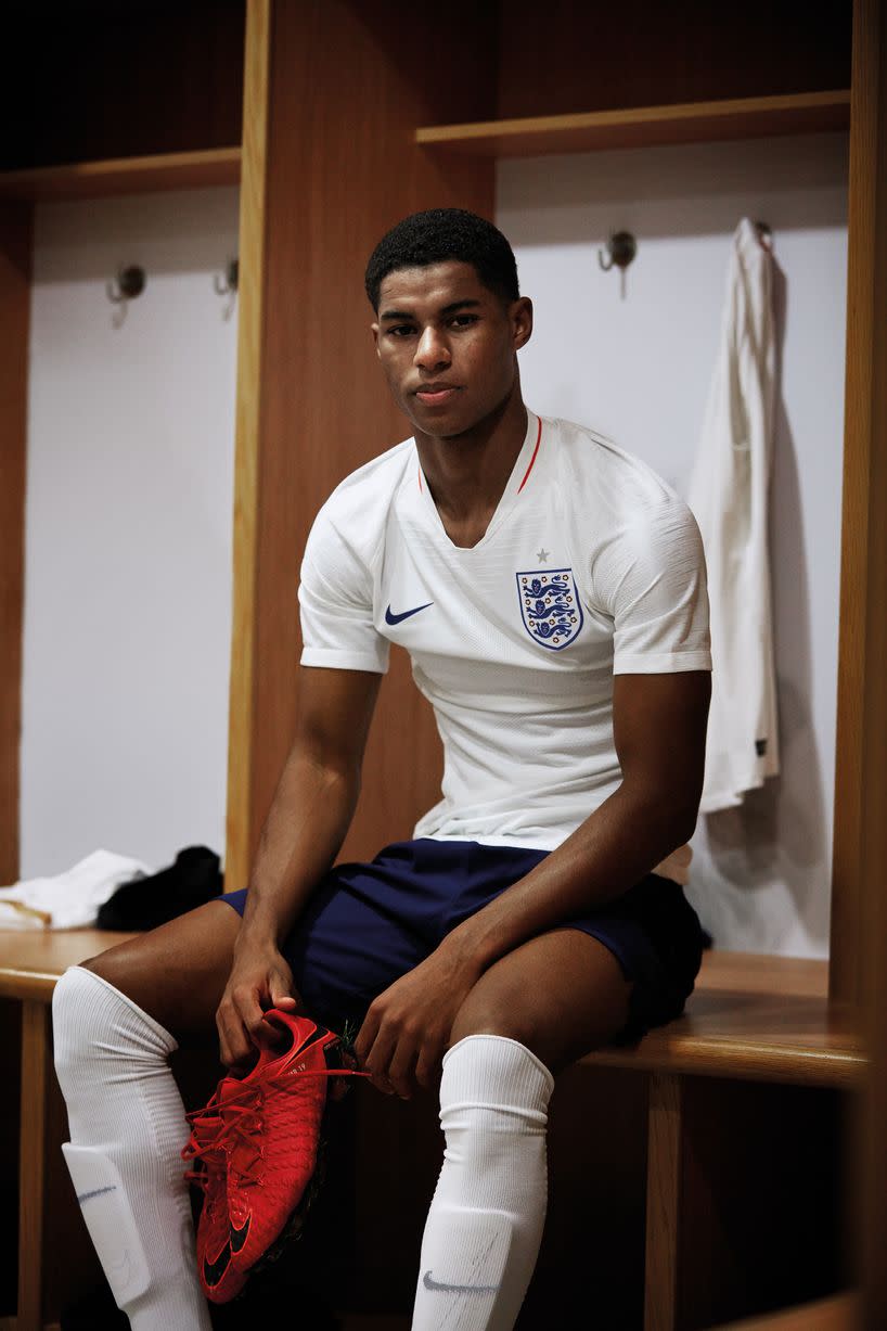 <p>Marcus Rashford will be flying flag for England in Russia. </p>