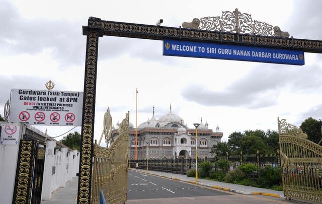 A view of the gurdwara in Gravesend