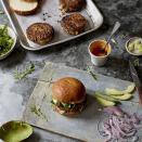 <p>Just because it’s a vegan BBQ, that doesn’t mean you have to miss out on burgers. One of my favourite vegan burger recipes is a <a href="https://www.merchant-gourmet.com/recipes/recipe/cumin-spiced-carrot-lentil-burgers-with-spicy-mayonnaise/" rel="nofollow noopener" target="_blank" data-ylk="slk:Merchant Gourmet one with carrots, cumin and lentils;elm:context_link;itc:0;sec:content-canvas" class="link ">Merchant Gourmet one with carrots, cumin and lentils</a>. Whatever you do, don’t skip the spicy mayo – that’s the best bit!</p>