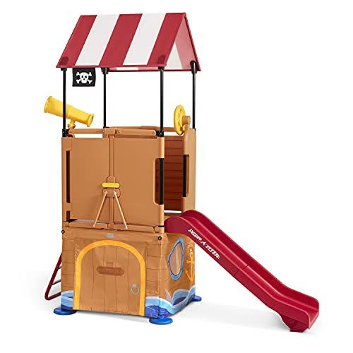 <p><strong>Radio Flyer</strong></p><p>amazon.com</p><p><strong>$165.59</strong></p><p>If you're looking to splurge on a big gift, consider this play set that includes a slide, telescope and hideaway space, then<strong> folds up when not in use</strong>. It can handle up to 50 lbs in weight, too. <em>Ages 2 years+</em></p>