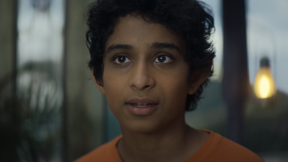 Aryan Simhadri as Grover in Percy Jackson and the Olympians