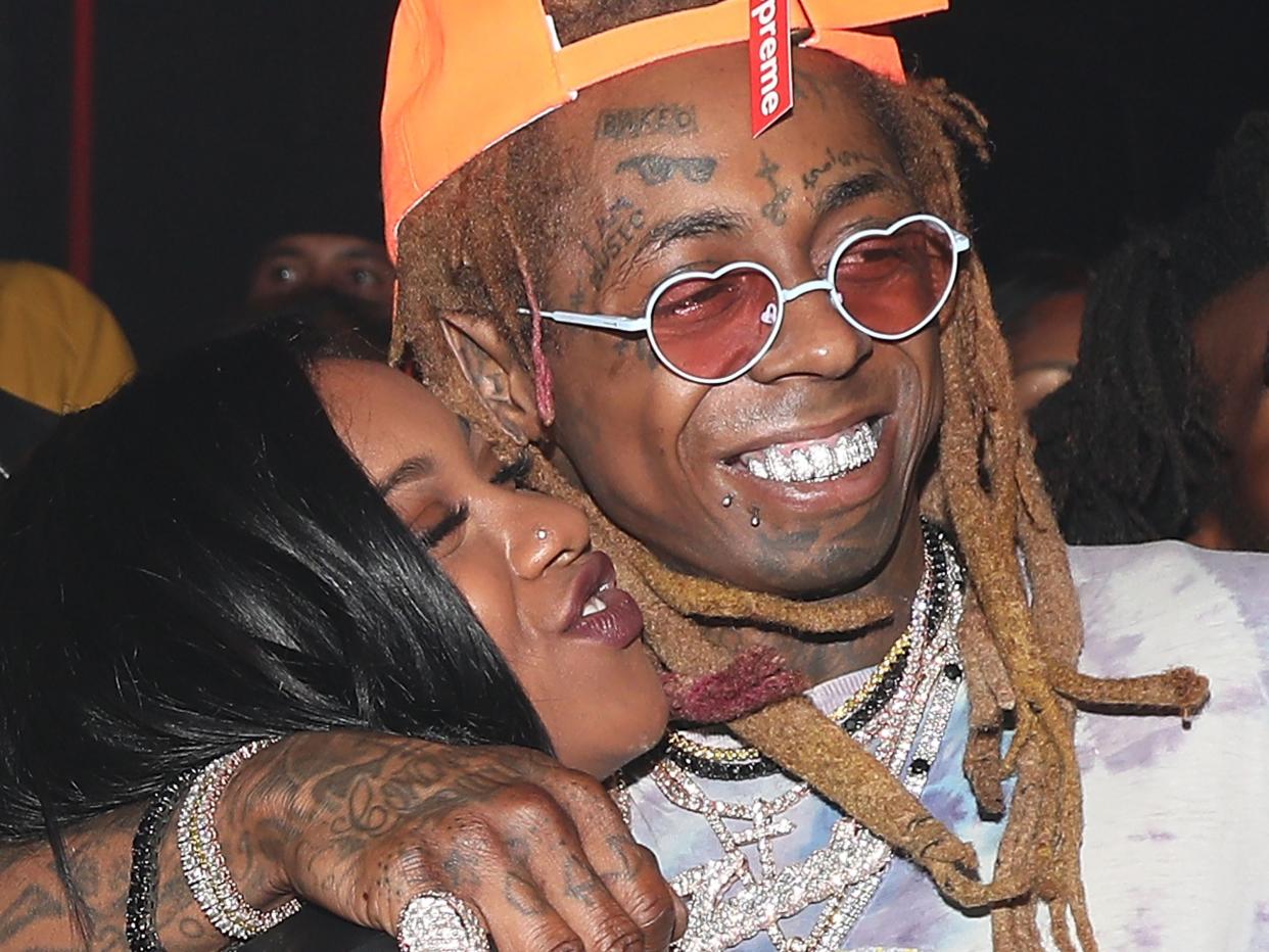 Lil Wayne and Carter in 2018 (Getty Images for Young Money Rec)