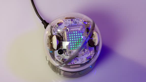 The BOLT works hand in hand with SpheroEDU, giving you three distinct modes to code and program-- BUT you now have an LED matrix built-in.