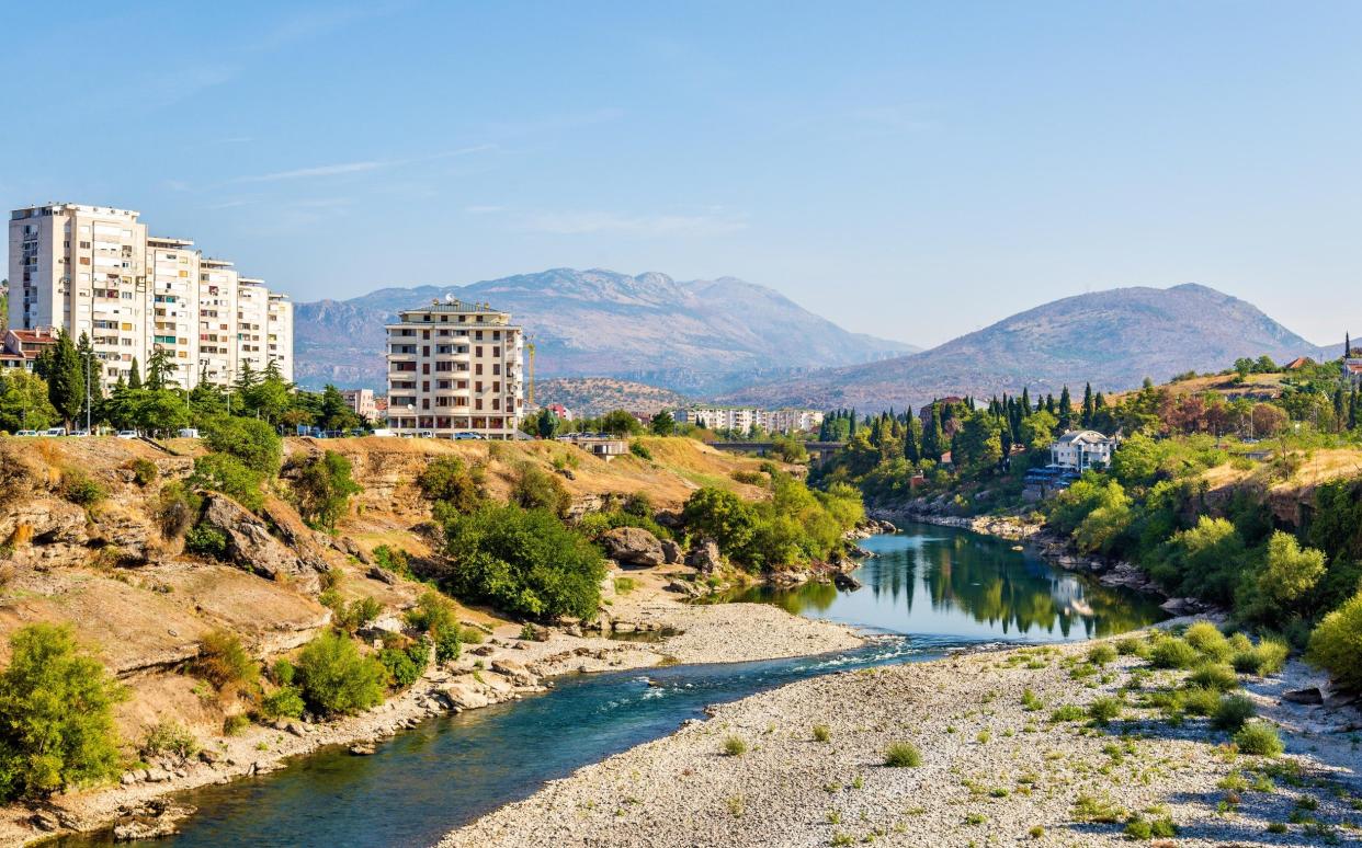 Podgorica is the capital city of Montenegro