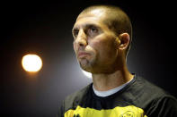 Betar Nordia Jerusalem captain Zion Zaken poses for a portrait ahead of a practice session at the team's training ground in Jerusalem, January 24, 2018. Picture taken January 24, 2018. REUTERS/Amir Cohen