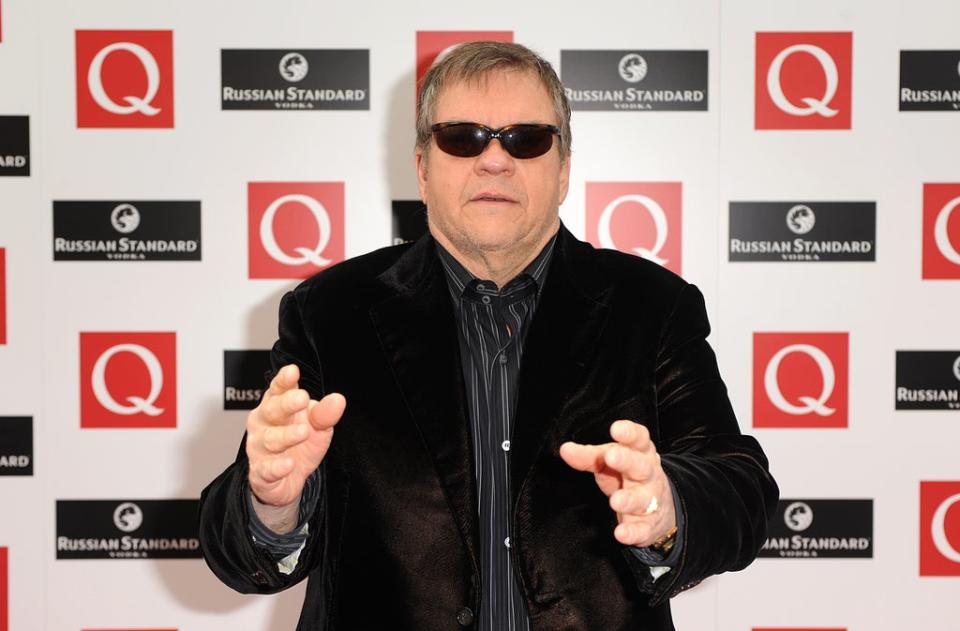 Meat Loaf at the Q Awards in 2008 (Zak Hussein/PA) (PA Media)