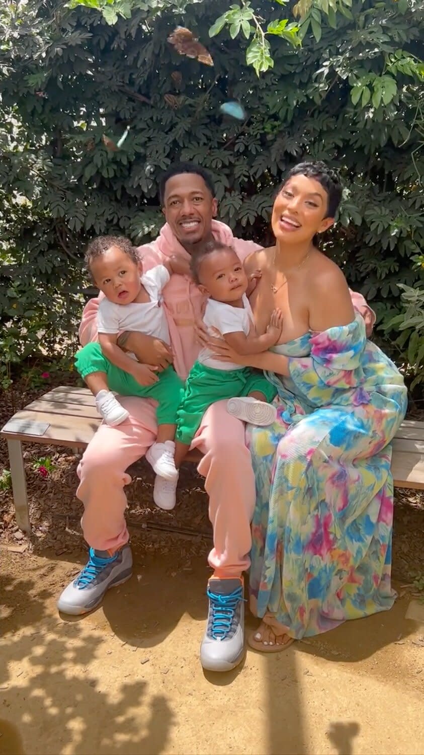 Nick Cannon and Abby de la Rosa Enjoy 'Magical' Butterfly Habitat with Twins Zion and Zillion