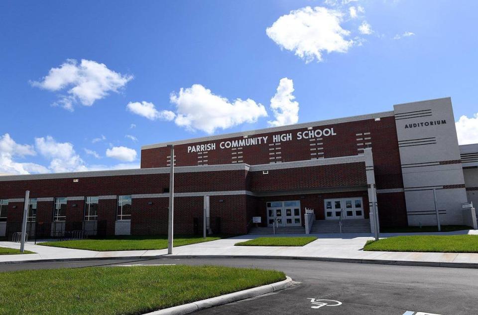 Parrish Community High School is under evacuation Tuesday morning following a “significant” bomb threat, county officials said.