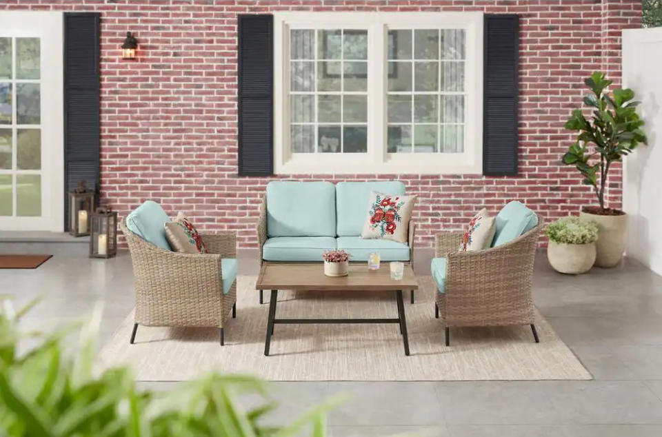 StyleWell The Home Depot patio set, deck restore deck restoration