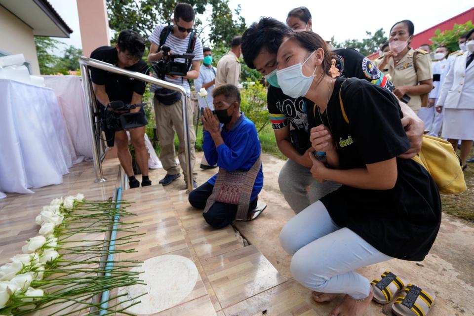 Thailand Childcare Center Shooting (Copyright 2022 The Associated Press. All rights reserved.)