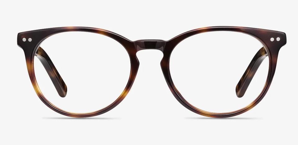 These glasses come in three colors, and they are a perfect dupe for the Warby Parker Durand frames so many people own. <strong><a href="https://fave.co/30Pz4Ha" target="_blank" rel="noopener noreferrer">Get them at EyeBuyDirect﻿</a></strong>.