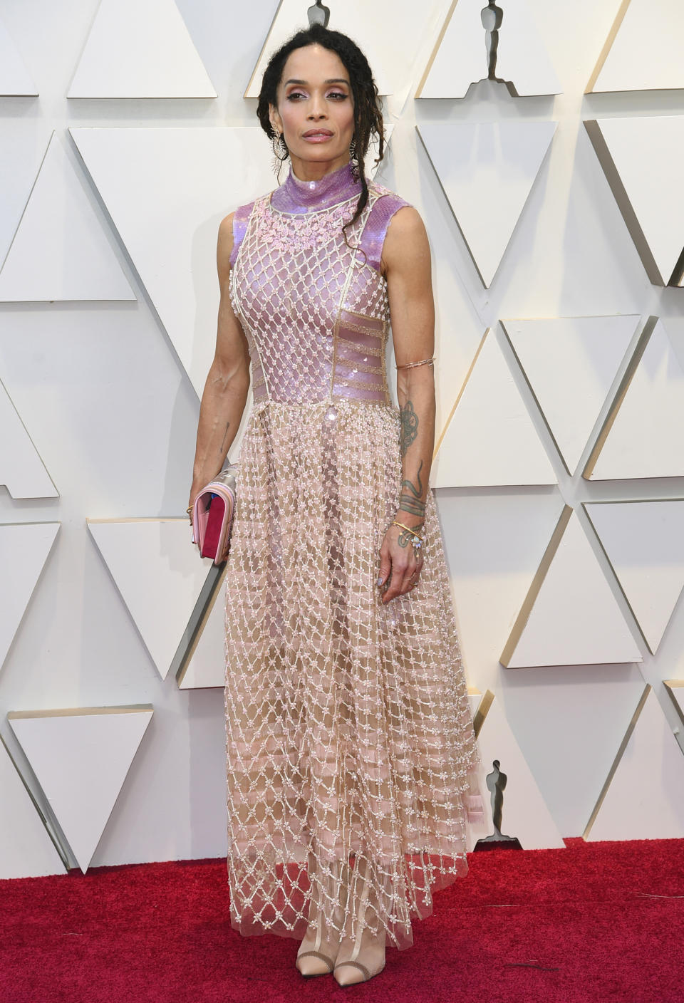 FILE - Lisa Bonet arrives at the Oscars on Feb. 24, 2019, in Los Angeles. Bonet turns 53 on Nov. 16. (Photo by Richard Shotwell/Invision/AP, File)