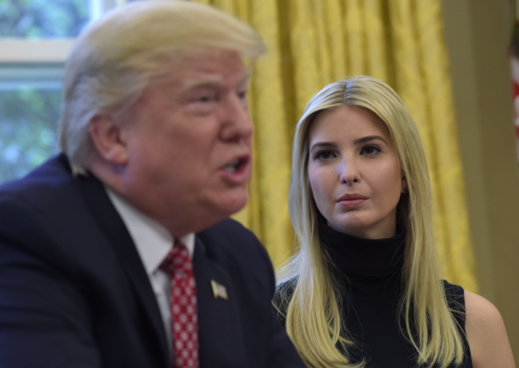 Sales of Ivanka Trump's clothing line reportedly dropped after her dad was elected President (Rex)