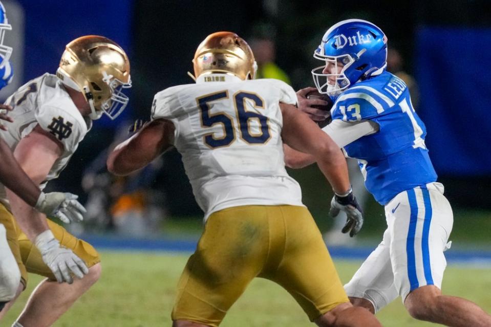 Triple-(Howard)Cross: Notre Dame’s defensive tackle get’s two more national award