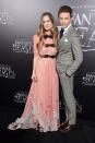 <p>With Eddie Redmayne a firm fixture at awards shows, his wife Hannah’s love of floaty gowns has become evident. <i>[Photo: Getty]</i> </p>