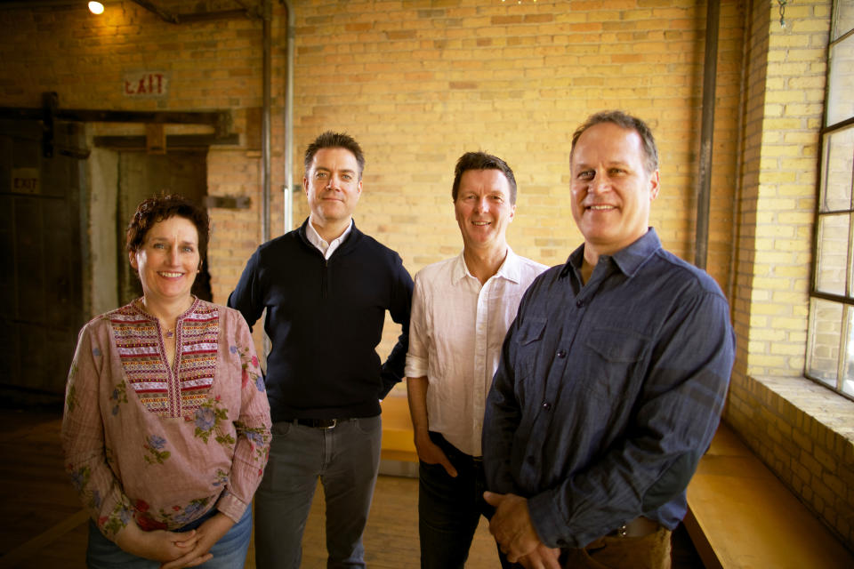 Nora Schaper, Ward Johnson, Dion Hughes and Jay Schaper (left to right), founders of HiBar. (Photo: courtesy of HiBar)